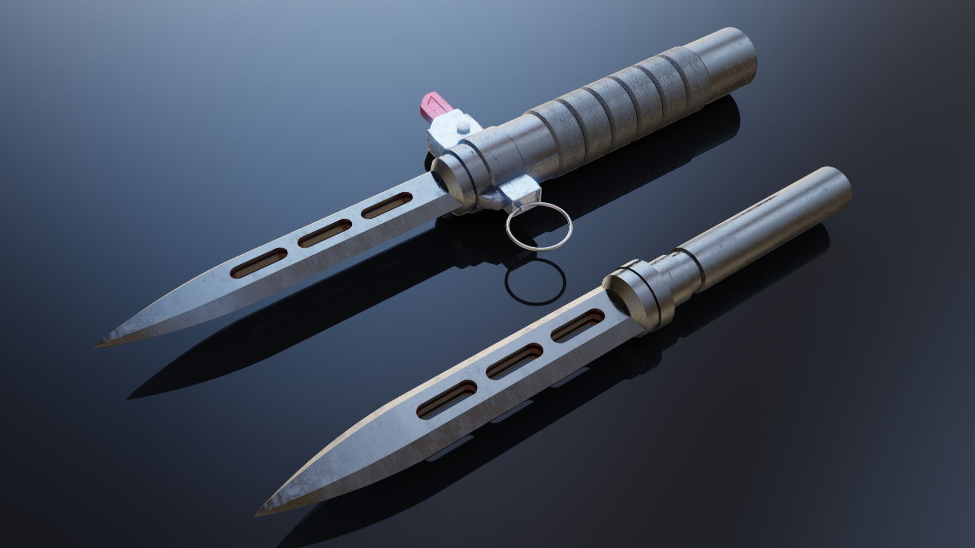 A ballistic knife, the one knife banned almost everywhere