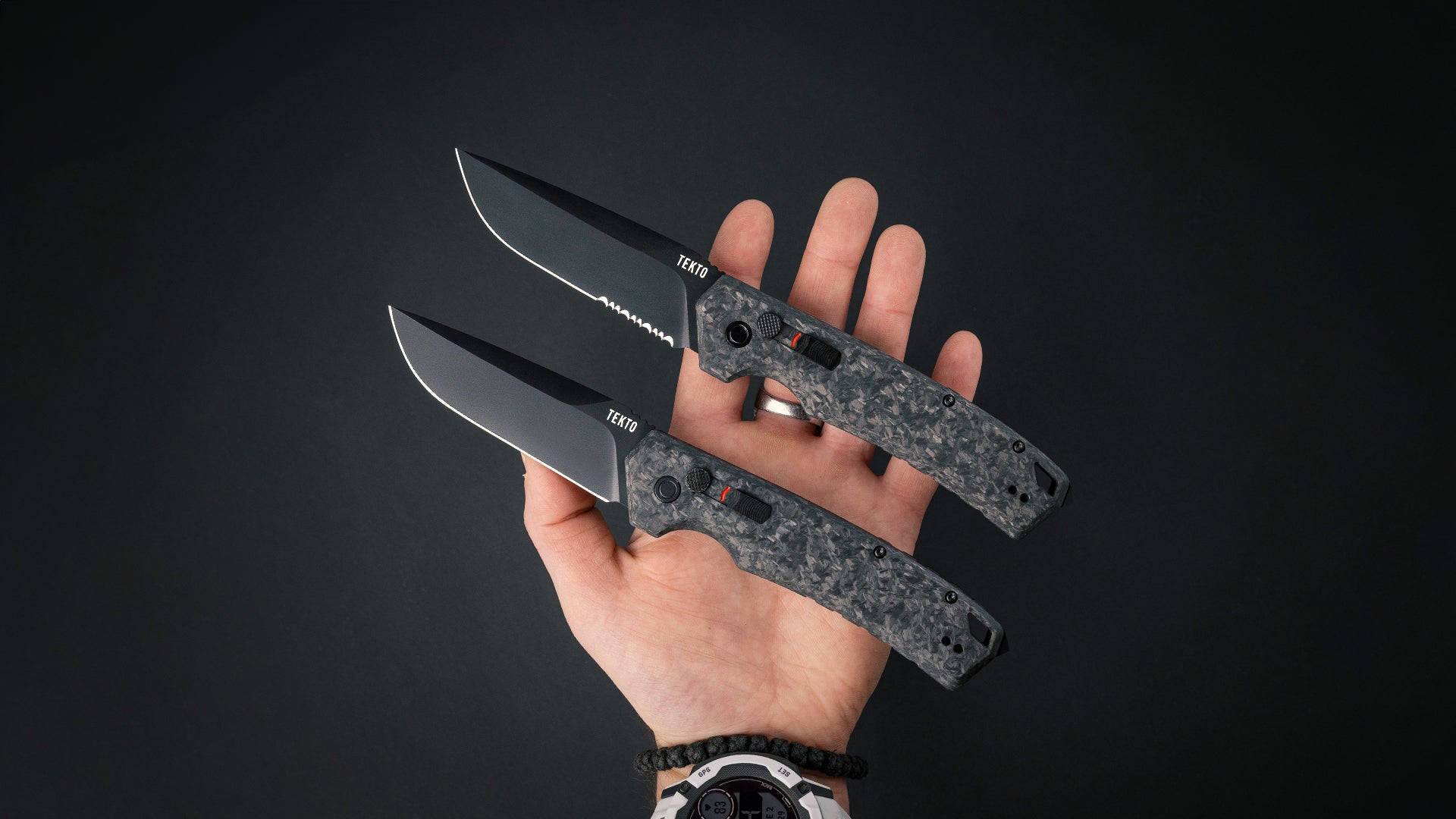 The parts of a TEKTO knife blade, including the edge