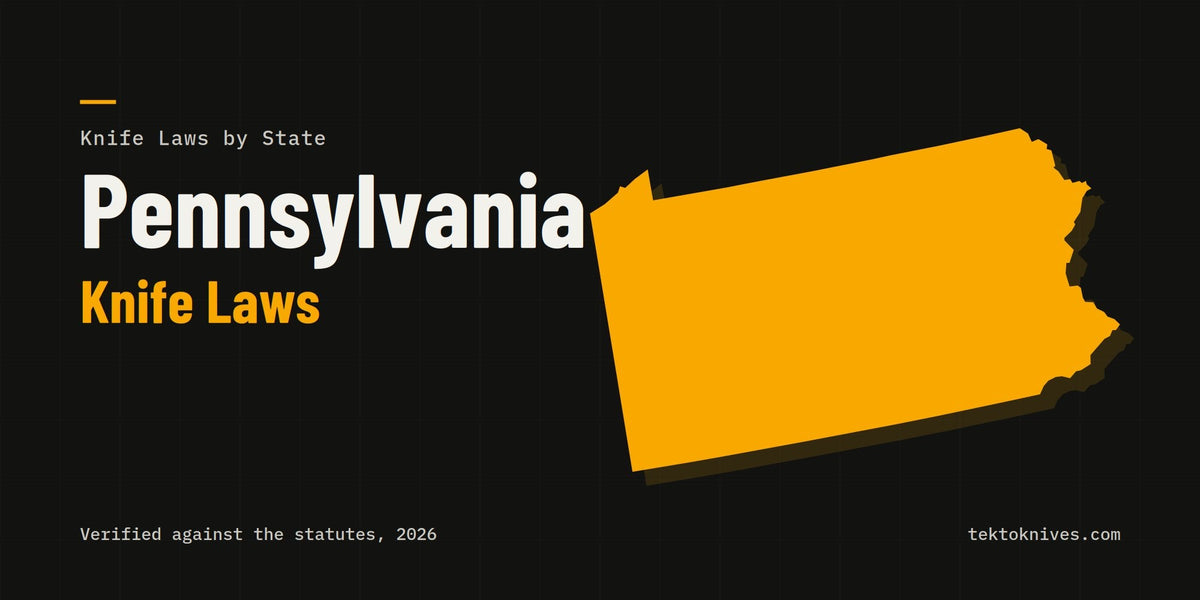 Pennsylvania Knife Laws (2026): OTFs, Length, Carry