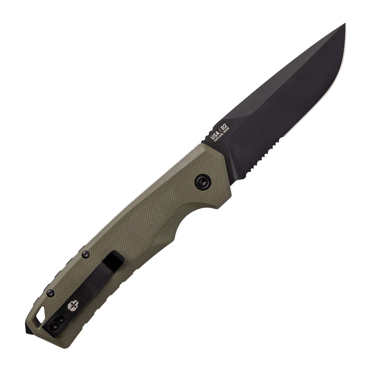 folding-automatic-knife-a3-delta-od-green-g10-black-accents-serrated-blade-tekto-knives