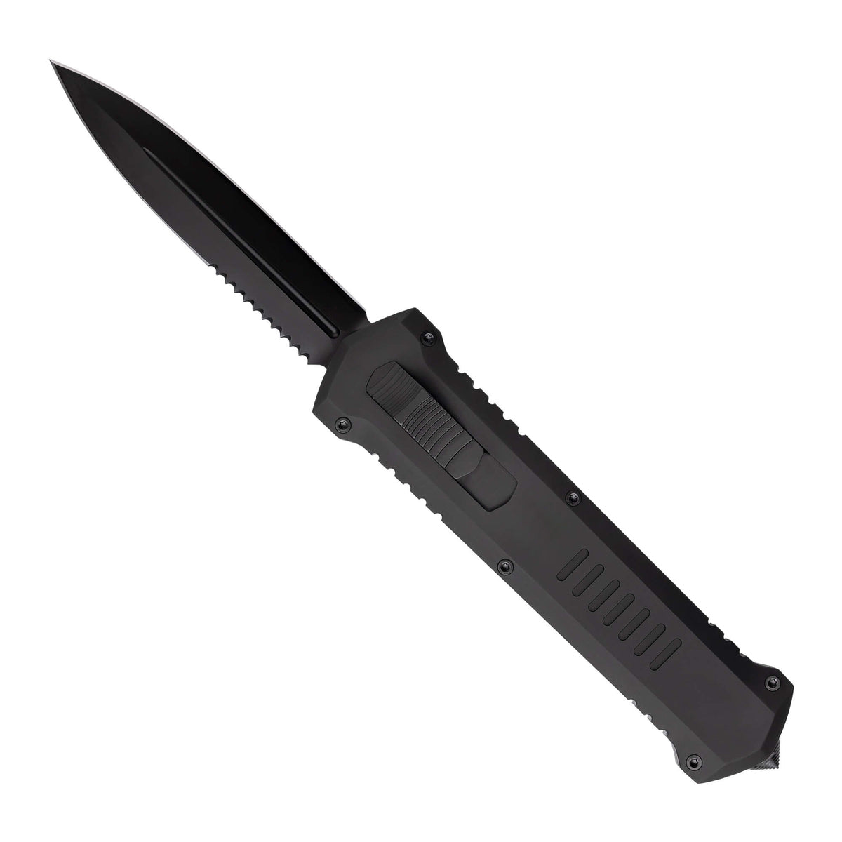 Black,,Automatic-Knife-A4-Black-6061-T6-Aluminum-Black-Blade-Tekto-Knives