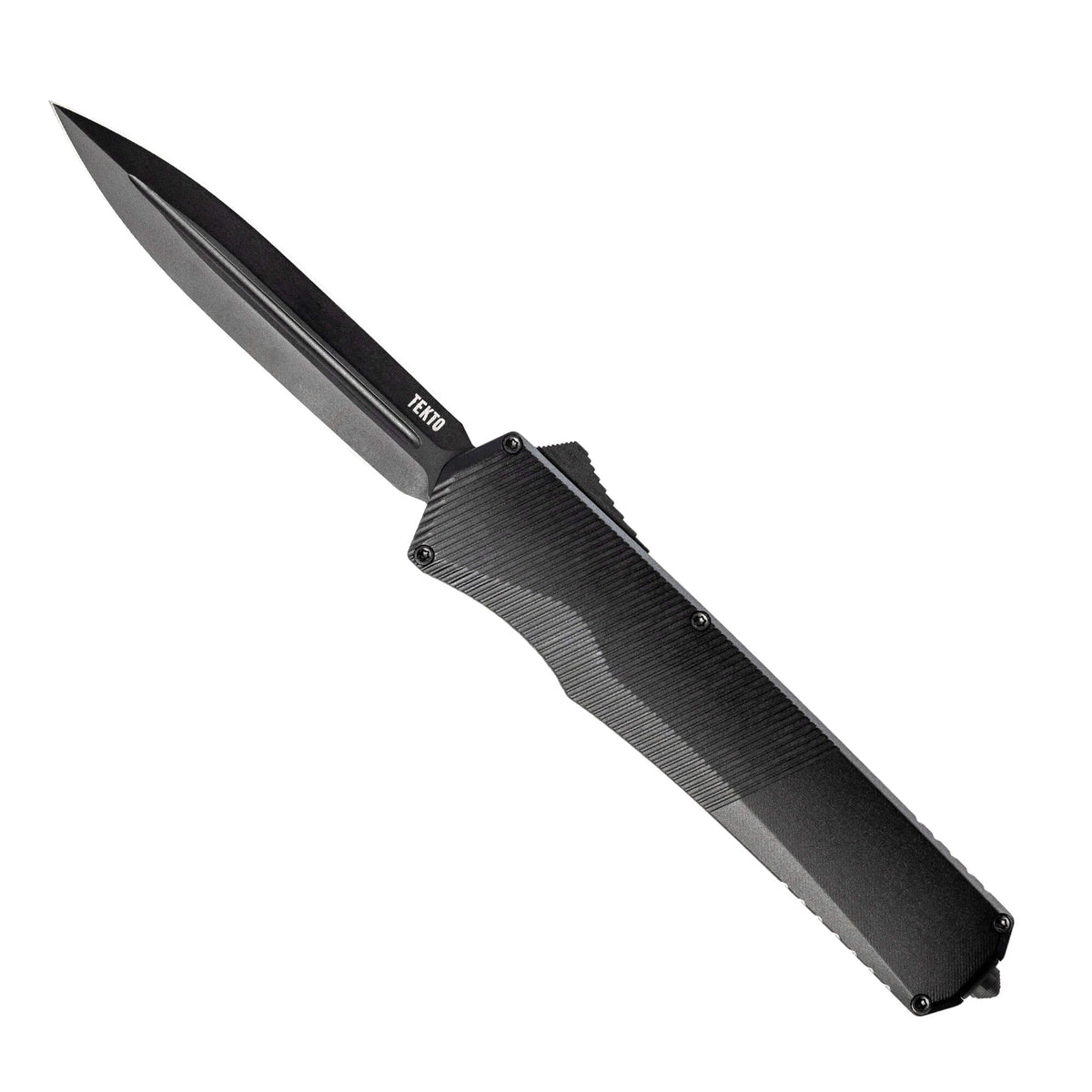 automatic-knife-a5-spry-double-edge-black-6061-t6-aluminum-tekto-knives
