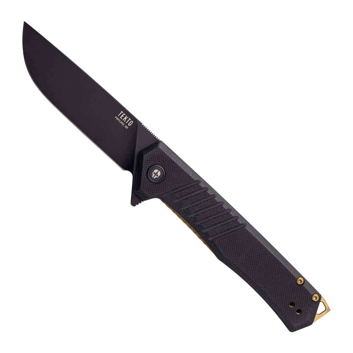 Black G10 // Bronze Accents,,Folding-Knife-F1-Alpha-Black-G10-Bronze-Accents-Tekto-Knives